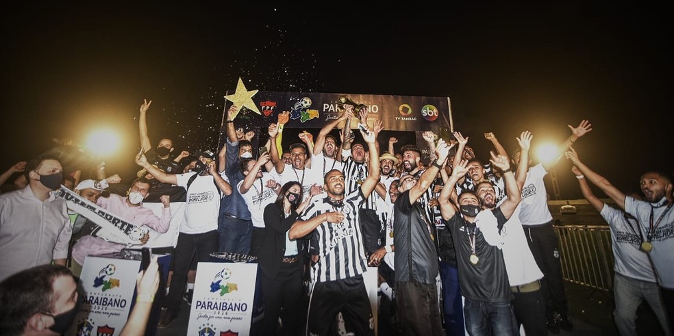 Em 2020, já em tempos de pandemia, o Treze venceu o Campinense e foi campeão paraibano — Foto: Ester Vasconcelos / Treze