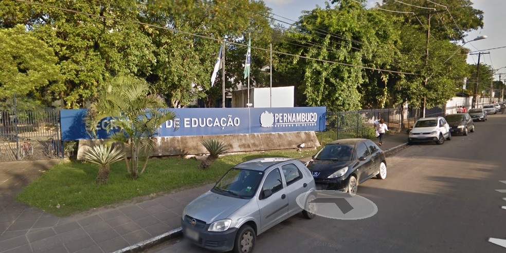 Secretaria de EducaÃ§Ã£o fica no Recife (Foto: ReproduÃ§Ã£o/Google Street View)