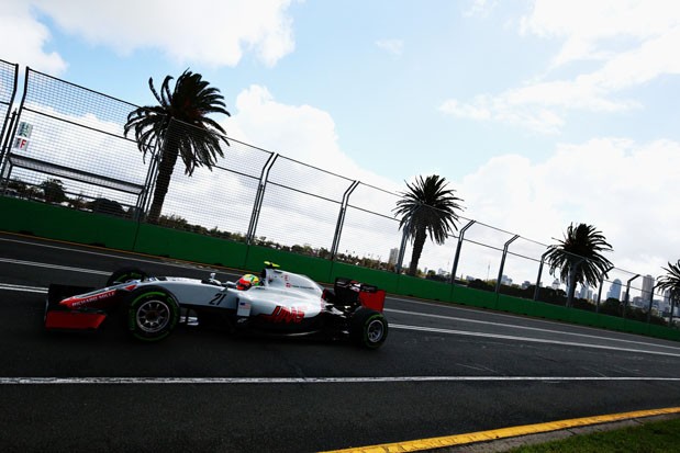 Carro da Haas na temporada 2016 da Fórmula 1 (Foto: Getty Images)