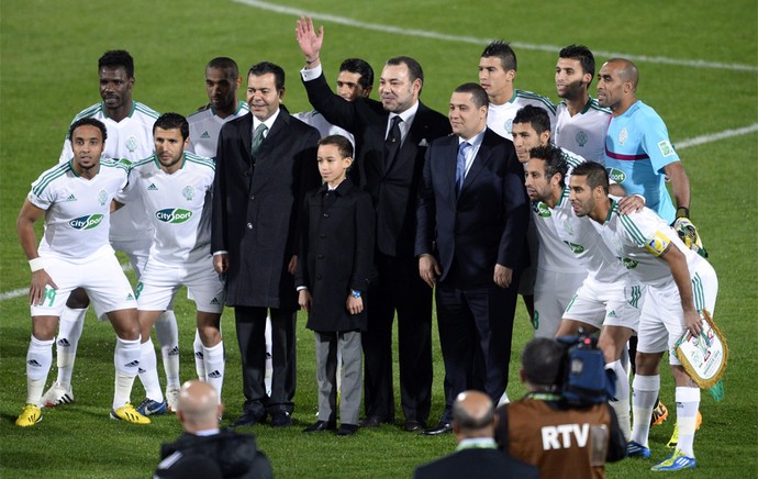  Mohammed VI rei marrocos bayern munique x raja casablanca (Foto: AFP)