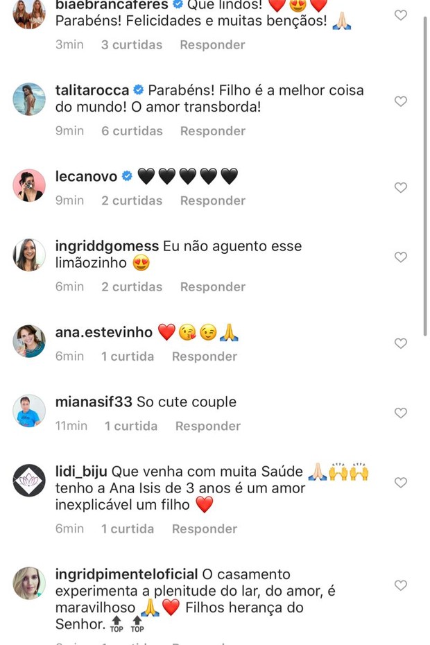 Carol Dias e Kaká recebem carinho de amigos e fãs (Foto: Reprodução/Instagram)