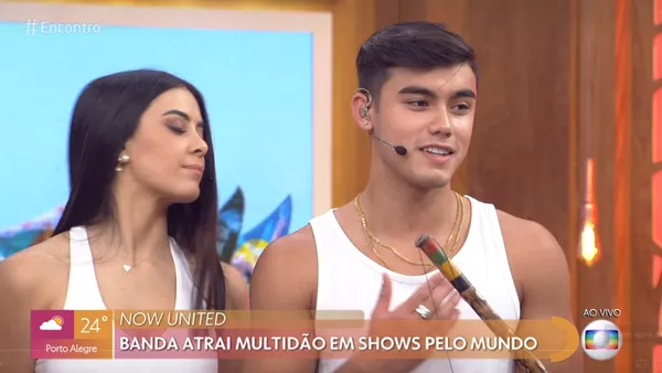 Now United Se Apresenta No Encontro E Agita Web Encontro Com Fatima Bernardes Gshow