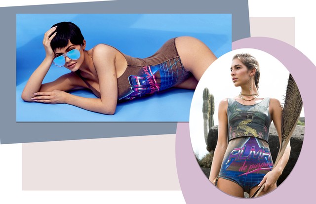 Kylie Jenner usa body FARM em nova campanha de óculos (Foto: Divulgação/ Quay Australia)
