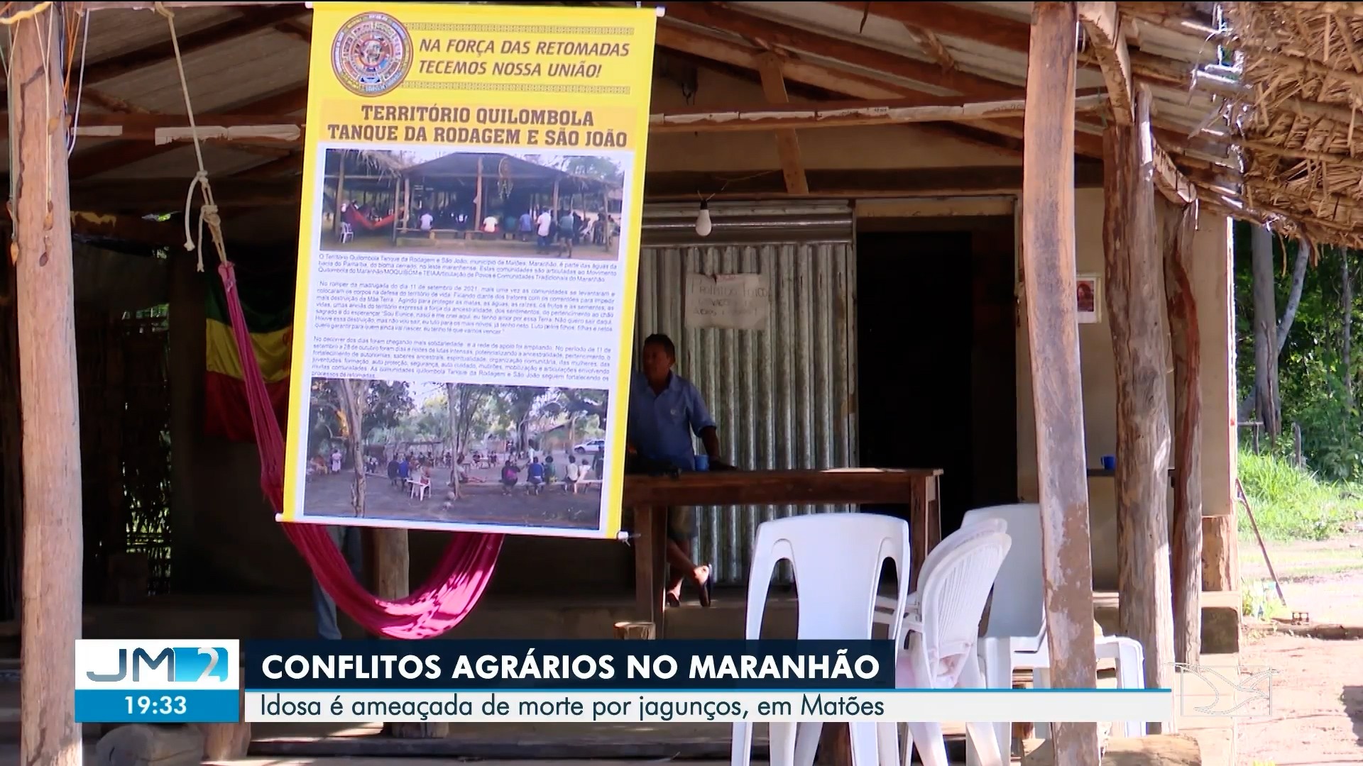 Idosa denuncia ameaça de morte em comunidade quilombola no interior do Maranhão