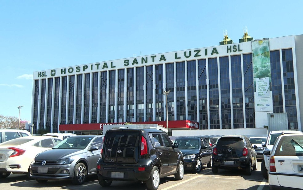 Hospital Santa Luzia, em Brasília — Foto: Reprodução/TV Globo
