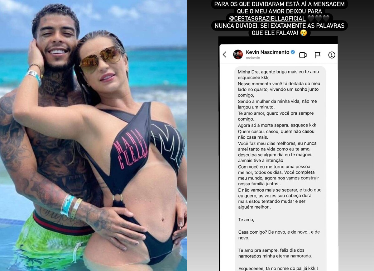 Deolane Bezerra rebate internautas que duvidaram de surpresa de Dia dos Namorados deixada por MC Kevin antes de sua morte (Foto: Reprodução/Instagram)