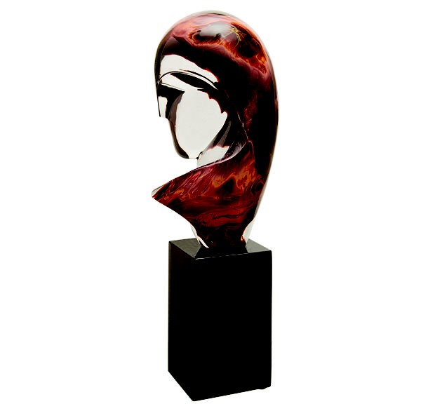 Torso, escultura de vidro de Murano assinada por Constantin Brancusi (Foto: divulgação)