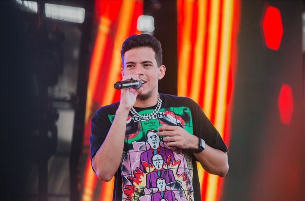 Cantor Felipe Amorim.  — Foto: Reprodução/Instagram/felipeamorimofc