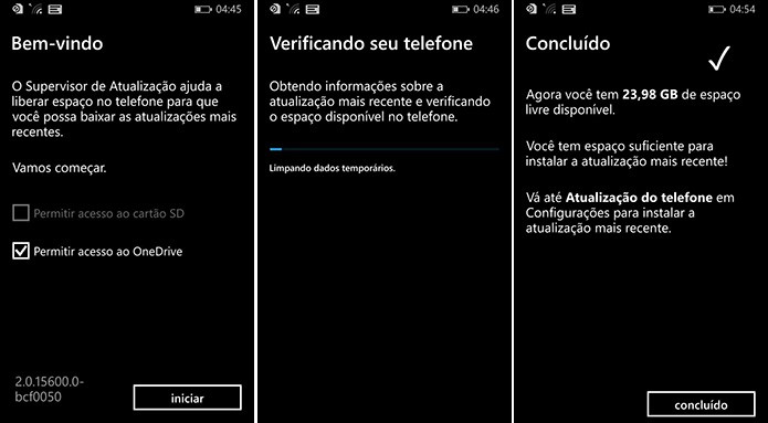 UpdateAdvisor limpa a memória e avisa quando Windows 10 está disponível para Lumia (Foto: Reprodução/Elson de Souza)