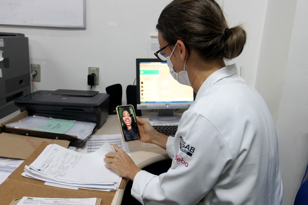 Cedeba realiza teleatendimento durante a pandemia — Foto: Carol Garcia/ GOVBA