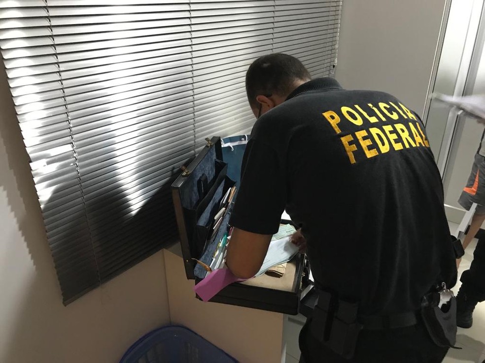 Operação Sarcófago da Polícia Federal foi deflagrada nesta quinta-feira (13) em Senador Guiomard — Foto: Divulgação/PF-AC