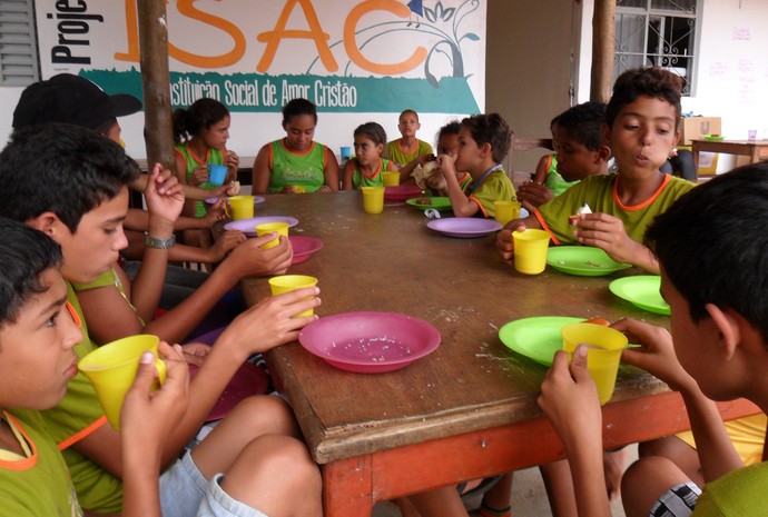Segundo Odete, alimentação é adquirida em doações arrecadas em corridas municipais. (Foto: Odete Aquino)