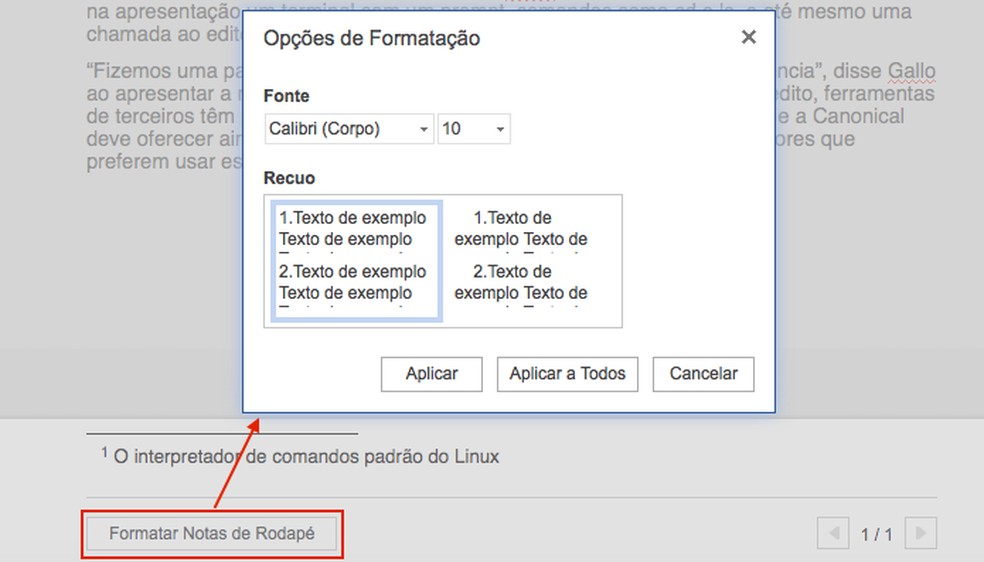 Como inserir nota de rodapé no Word