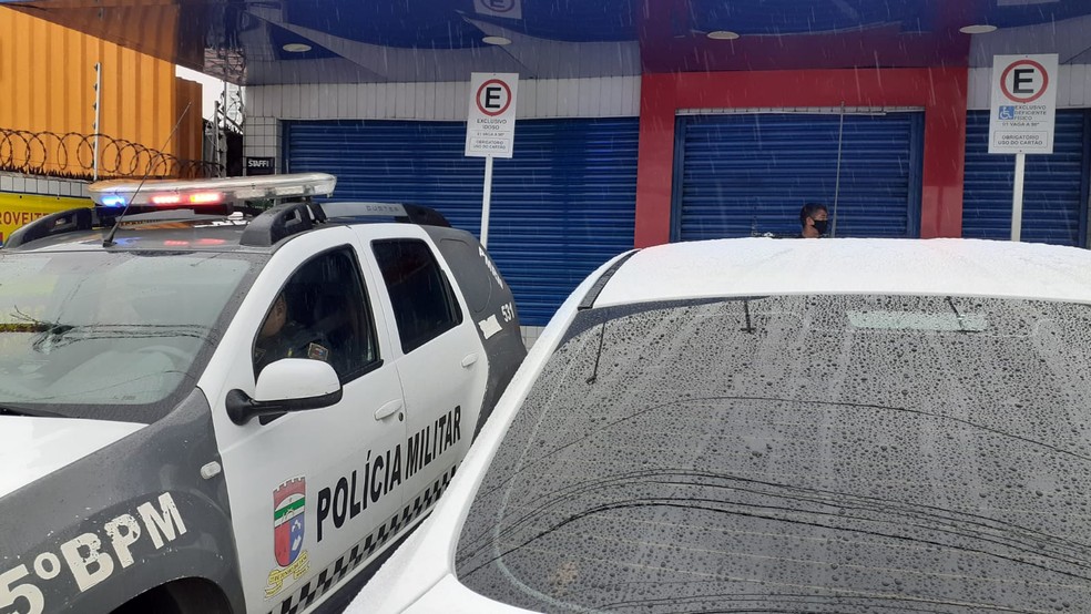 Gerente de farmácia é morto a tiro durante assalto em Natal — Foto: Juliane Barreto/Inter TV Cabugi