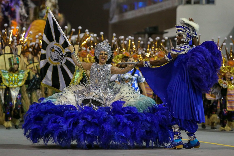 Desfile da Torcida Jovem, campe&atilde; do Acesso 2 no Carnaval 2023 em SP &mdash; Foto: NELSON GARIBA/AG&Ecirc;NCIA F8/ESTAD&Atilde;O CONTE&Uacute;DO