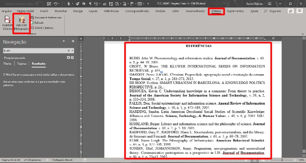 Como fazer citações e referências na ABNT pelo Zotero Produtividade TechTudo