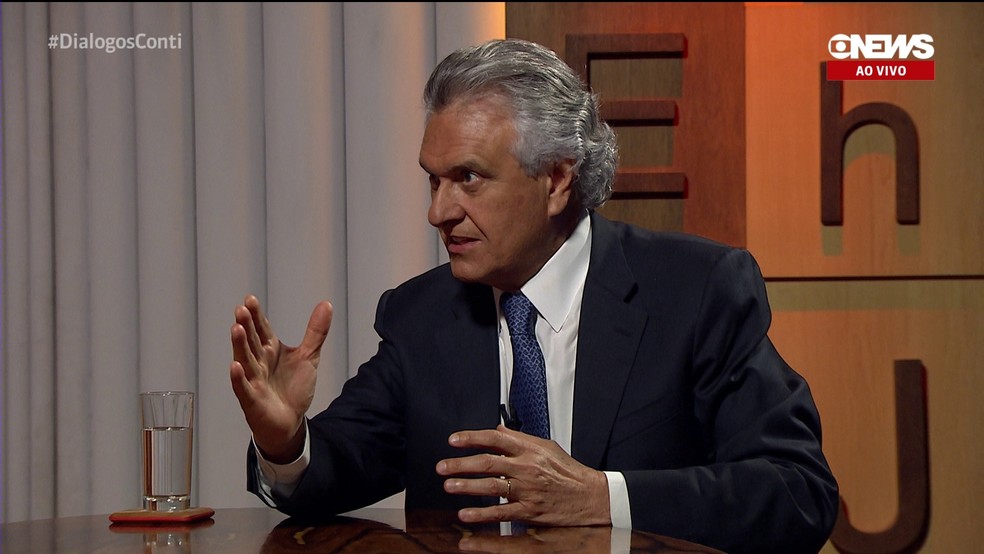 Ronaldo Caiado — Foto: GloboNews
