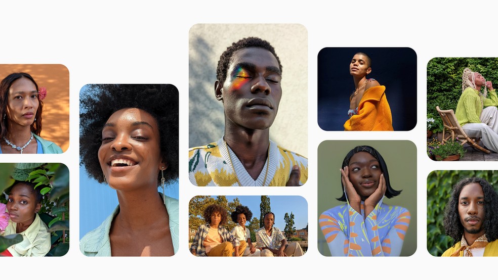 Google Fotos libera filtros mais realistas para diferentes tons de pele — Foto: Divulgação