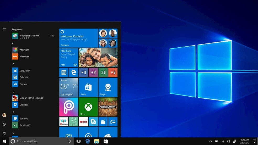 Atualização do Windows corrige falhas de segurança. — Foto: Reprodução/Microsoft