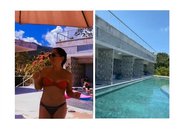 Gloria Pires e sua mansão em Angra (Foto: Reprodução/Instagram)