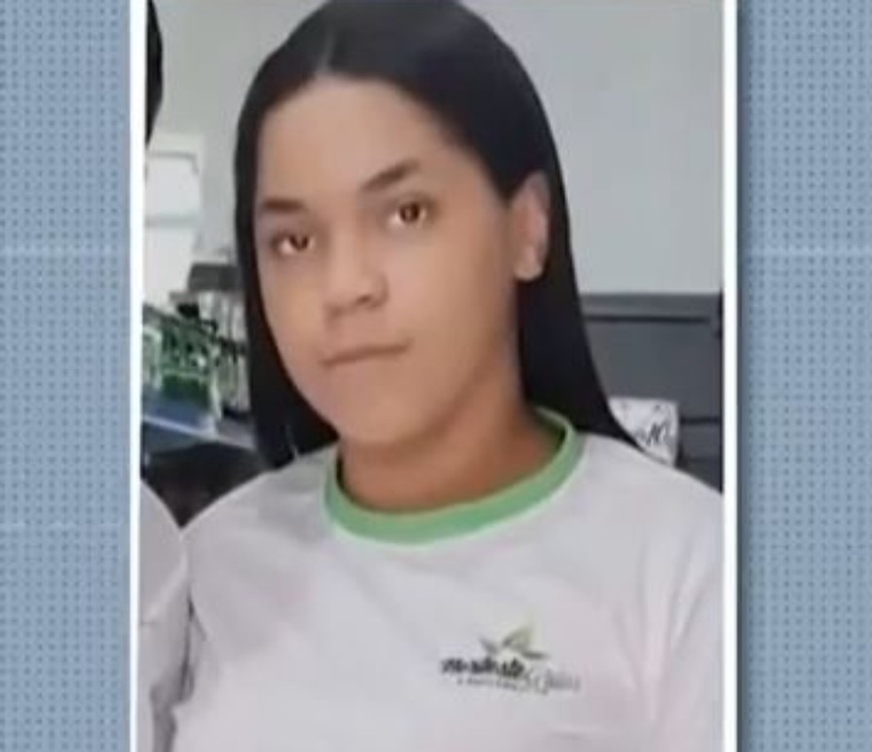 Vítima foi identificada como Érica Souza Santos e trabalhava na loja no momento do crime — Foto: Reprodução/TV São Francisco