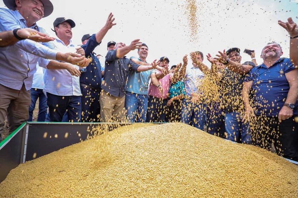Abertura nacional da Colheita de Soja foi realizada em Santarém nesta quinta, 9 — Foto: Agência Pará