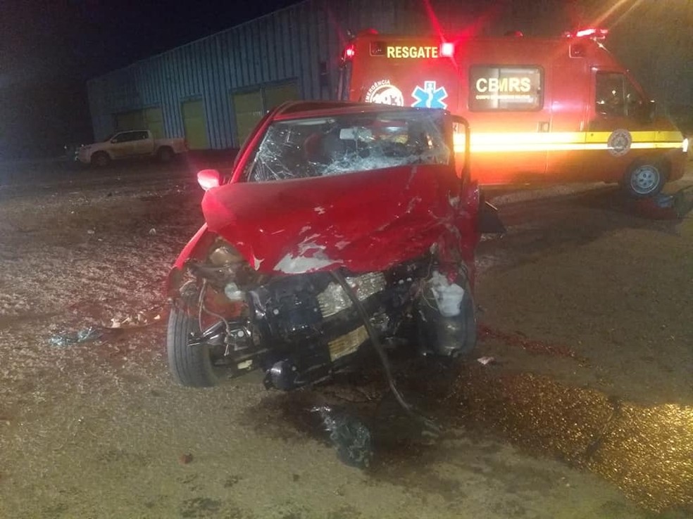 Homem de 31 anos morreu em acidente na BR-285, em Vacaria — Foto: Miro Santos/Rádio Esmeralda