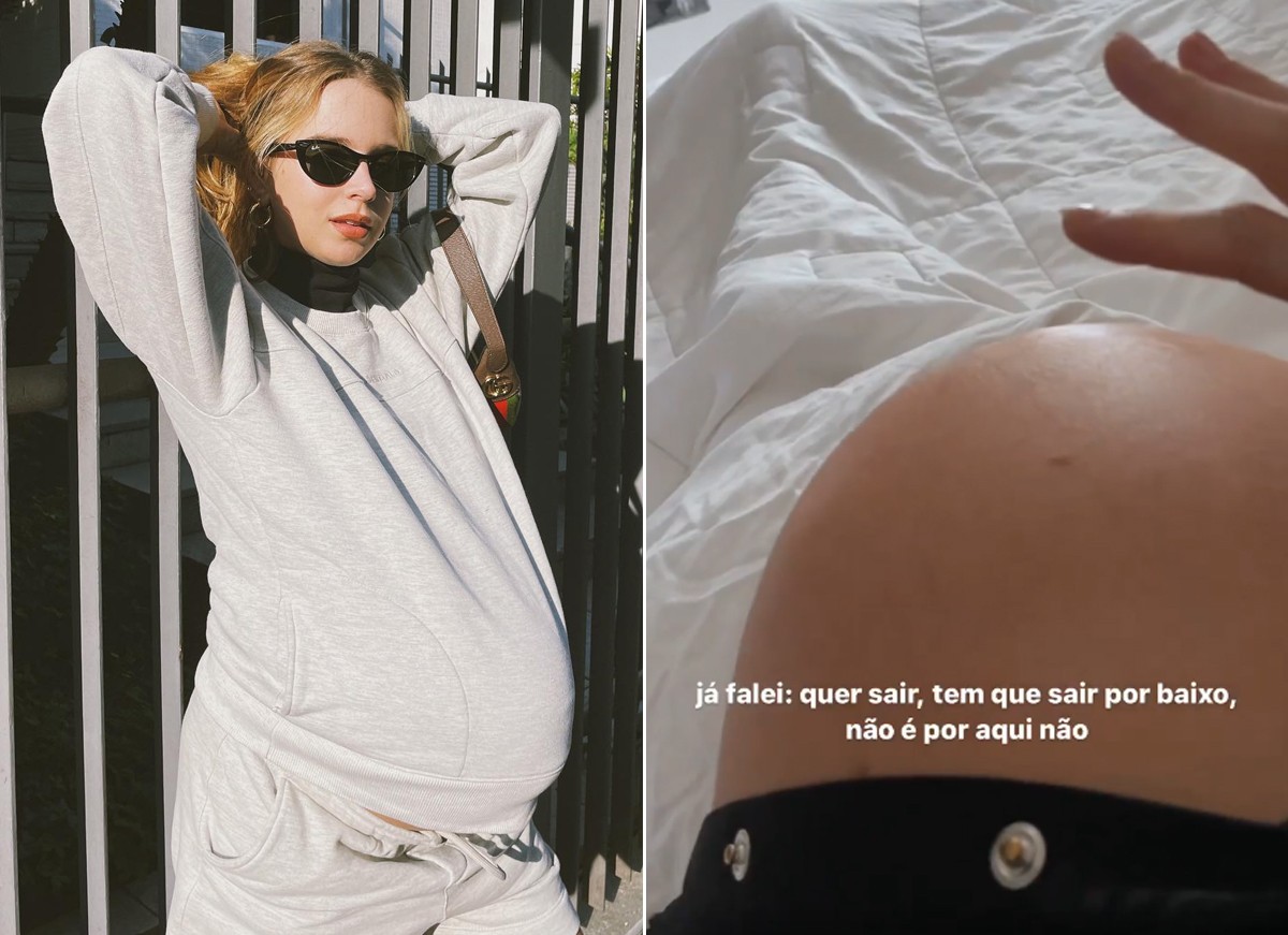 Isabella Scherer está na reta final da primeira gravidez (Foto: Reprodução / Instagram)