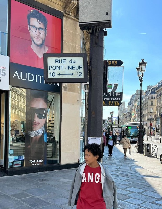 Dante em Paris (Foto: Reprodução/Instagram)