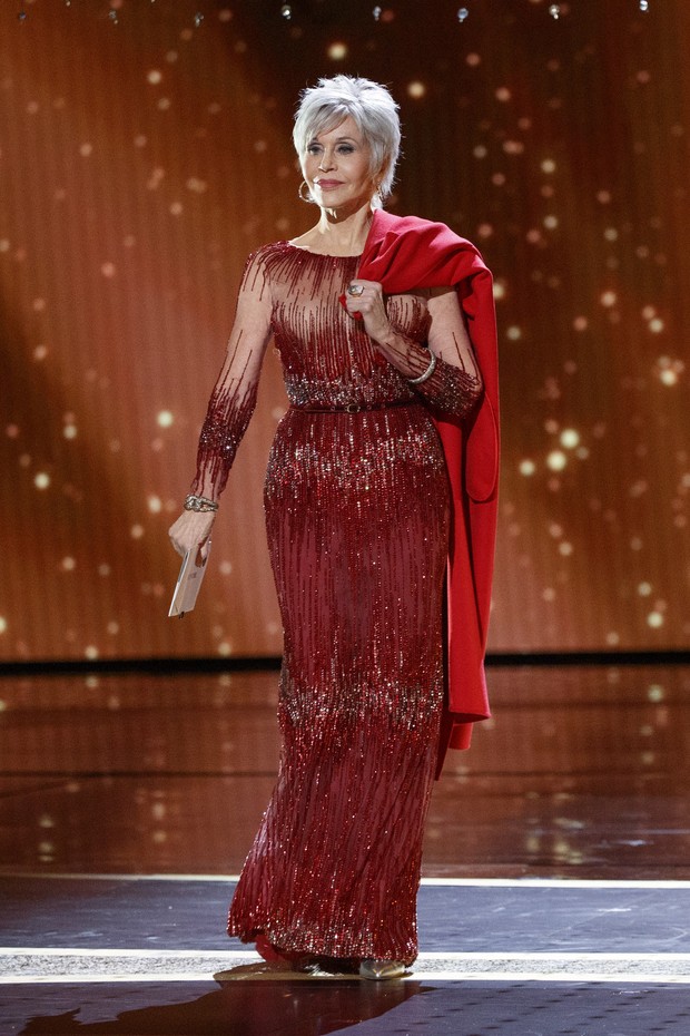 Jane Fonda no palco do Oscar 2020 (Foto: Getty Images)