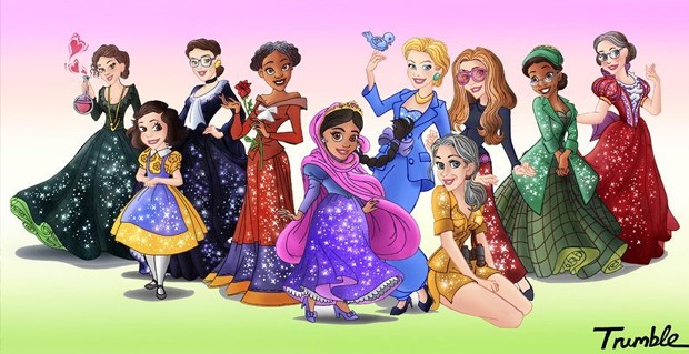 Ícones feministas ganham sua versão de princesa da Disney (Foto: Trumble/ Reprodução)