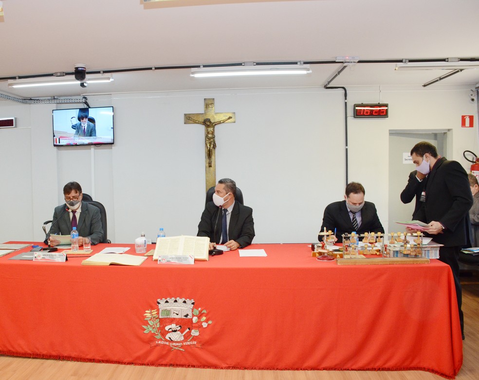 Aprovação do projeto foi na tarde desta segunda-feira (27) — Foto: Câmara Municipal de Presidente Prudente