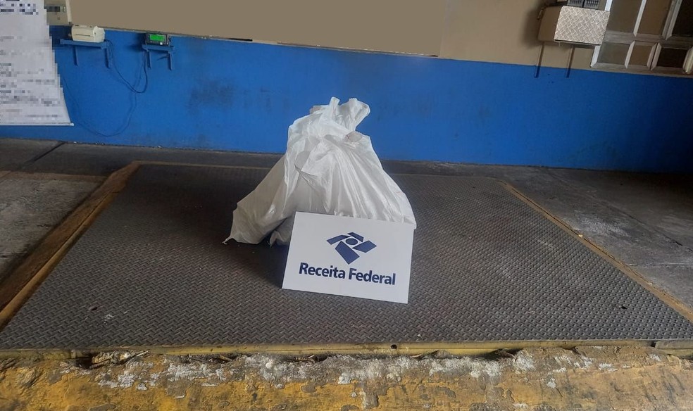 Droga foi apreendida após operação — Foto: Divulgação/Receita Federal