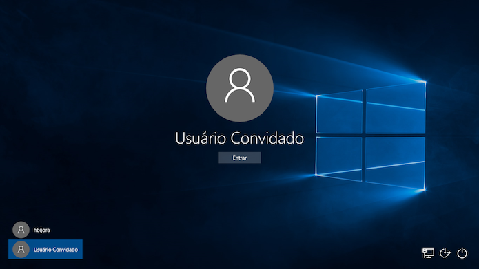 Aprenda a criar uma conta de usuário convidado no Windows 10 (Foto: Reprodução/Helito Bijora) 