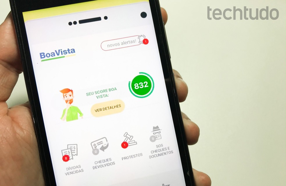 Boa Vista Consumidor Positivo permite consultar CPF grátis pelo celular — Foto: Rodrigo Fernandes/TechTudo