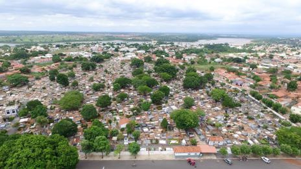 Cemitérios da cidade estão lotados — Foto: Divulgação/Prefeitura de Araguaína