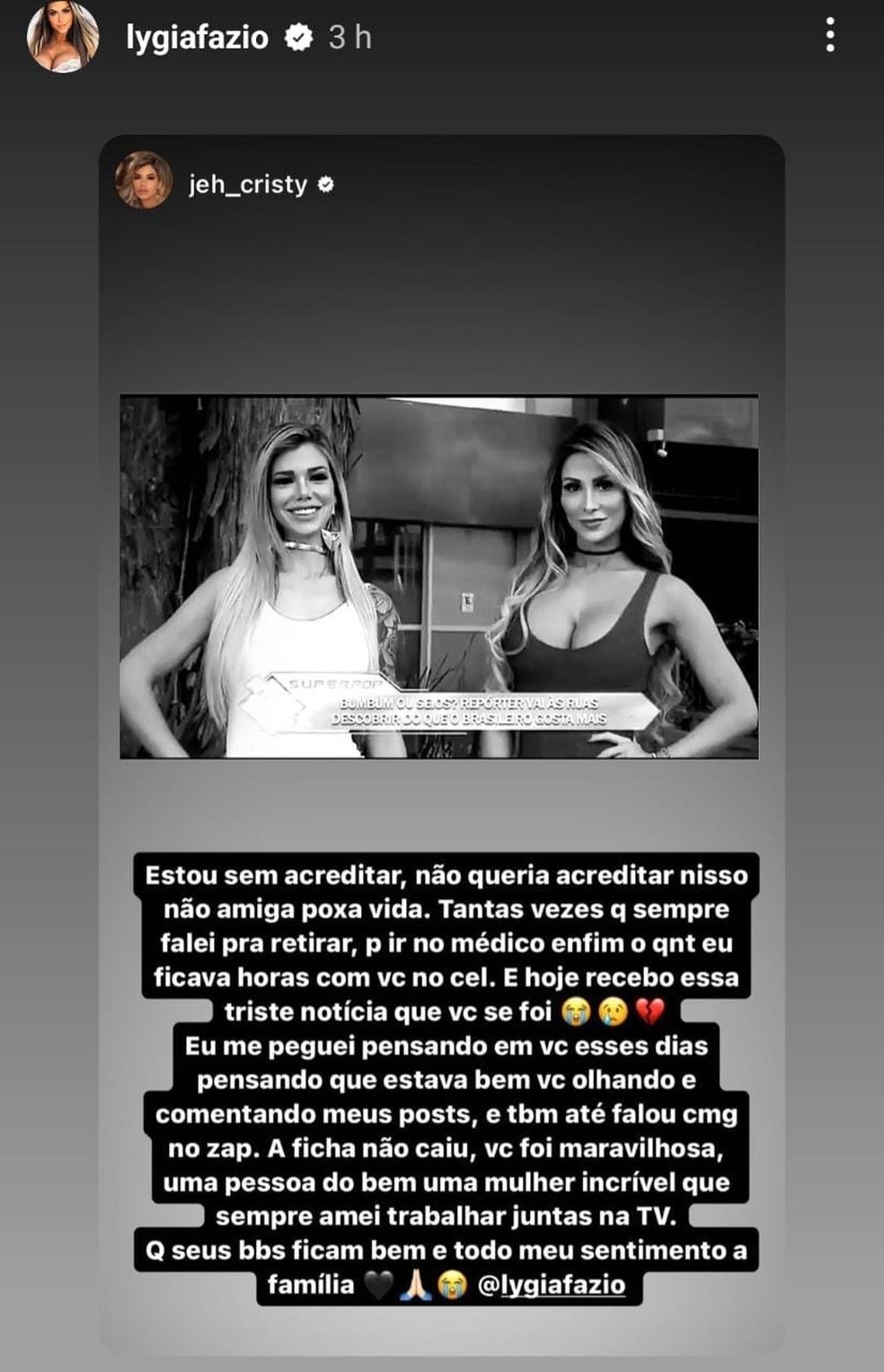 Modelo e jornalista Lygia Fazio morre aos 40 anos — Foto: Instagram