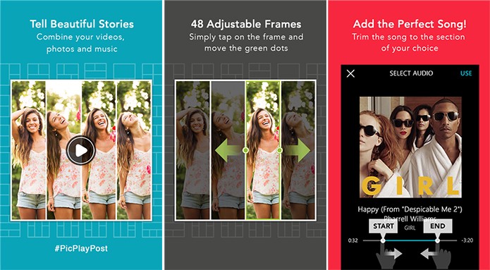 PicPlayPost ? um aplicativo de montagens para Windows Phone que cria mosaicos animados (Foto: Divulga??o/Windows Phone Store)