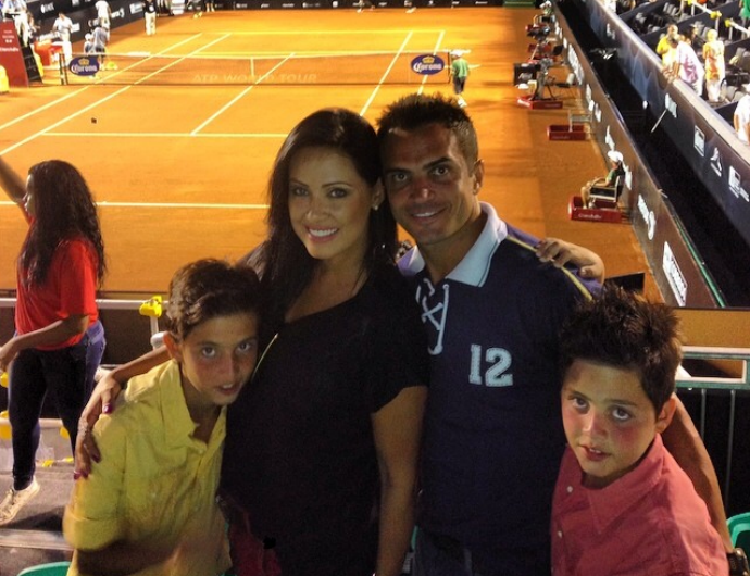 Falcão, Tatiana, Enzo e Luigi Rio Open (Foto: Reprodução Instagram)