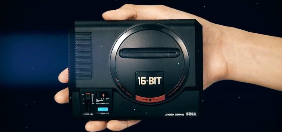 Mega Drive Mini chegou em 2019 com 40 jogos clássicos — Foto: Divulgação/Sega