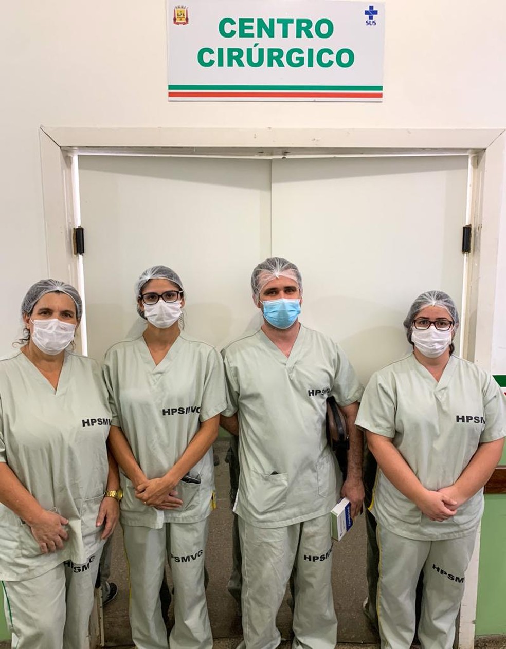 Equipe médica responsável pela primeira retirada de órgãos para doação em Várzea Grande — Foto: Prefeitura de Várzea Grande/Divulgação