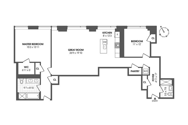 Astro da série Gotham vende apartamento por quase R$ 10 milhões (Foto: Divulgação/Halstead)
