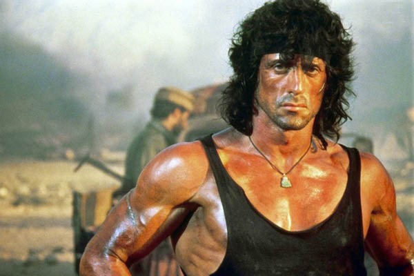 Sylvester Stallone em 'Rambo' (Foto: Reprodução)