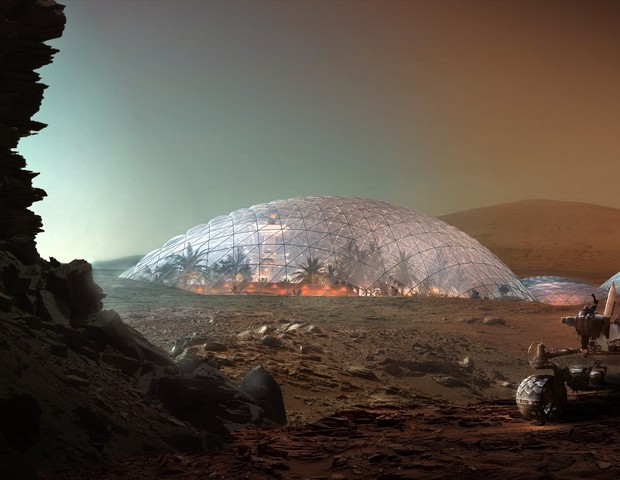Bjarke Ingels revela detalhes de construção que prevê vida em Marte (Foto: Divulgação)