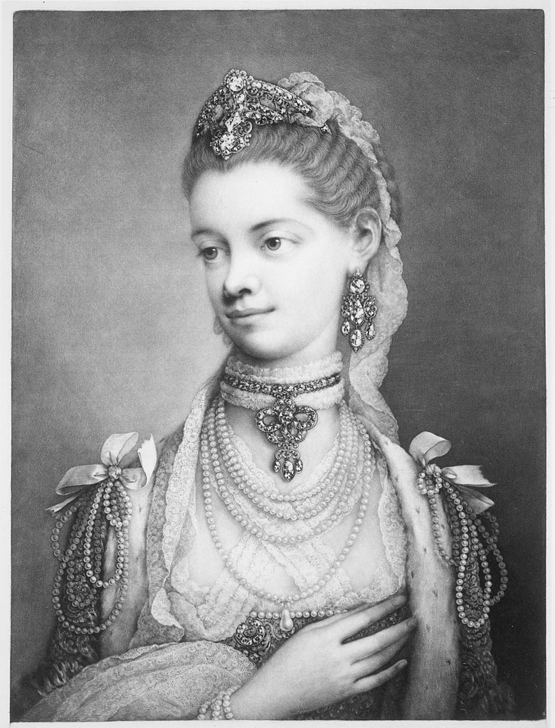 Rainha Charlotte, da Inglaterra, era negra, mas representada como branca (Foto: The Elisha Whittelsey Collection/Wikimedia Commons)