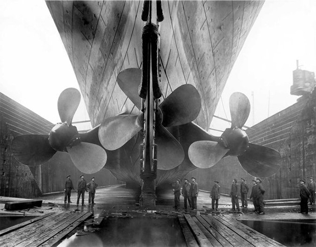 The Titanic in dry dock, c. 1911 (Foto: GETTY)