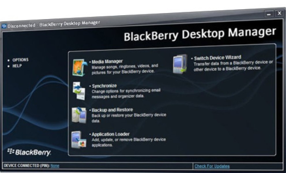 blackberry desktop manager for pc free download