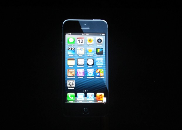 iPhone 5, anunciado pela Apple (Foto: Laura Brentano/G1)
