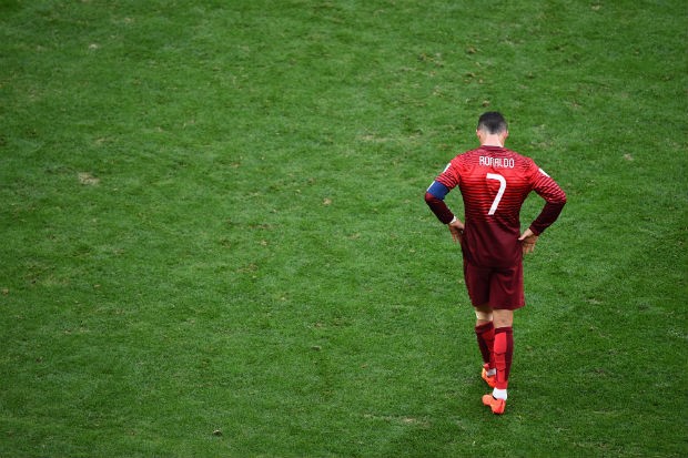 Cristiano Ronaldo, a estrela solitária, dá adeus à Copa do Mundo (Foto: Getty Images)