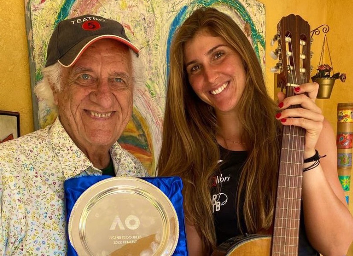 Rolando Boldrin, tio de tenista Bia Haddad Maia, é homenageado pelo